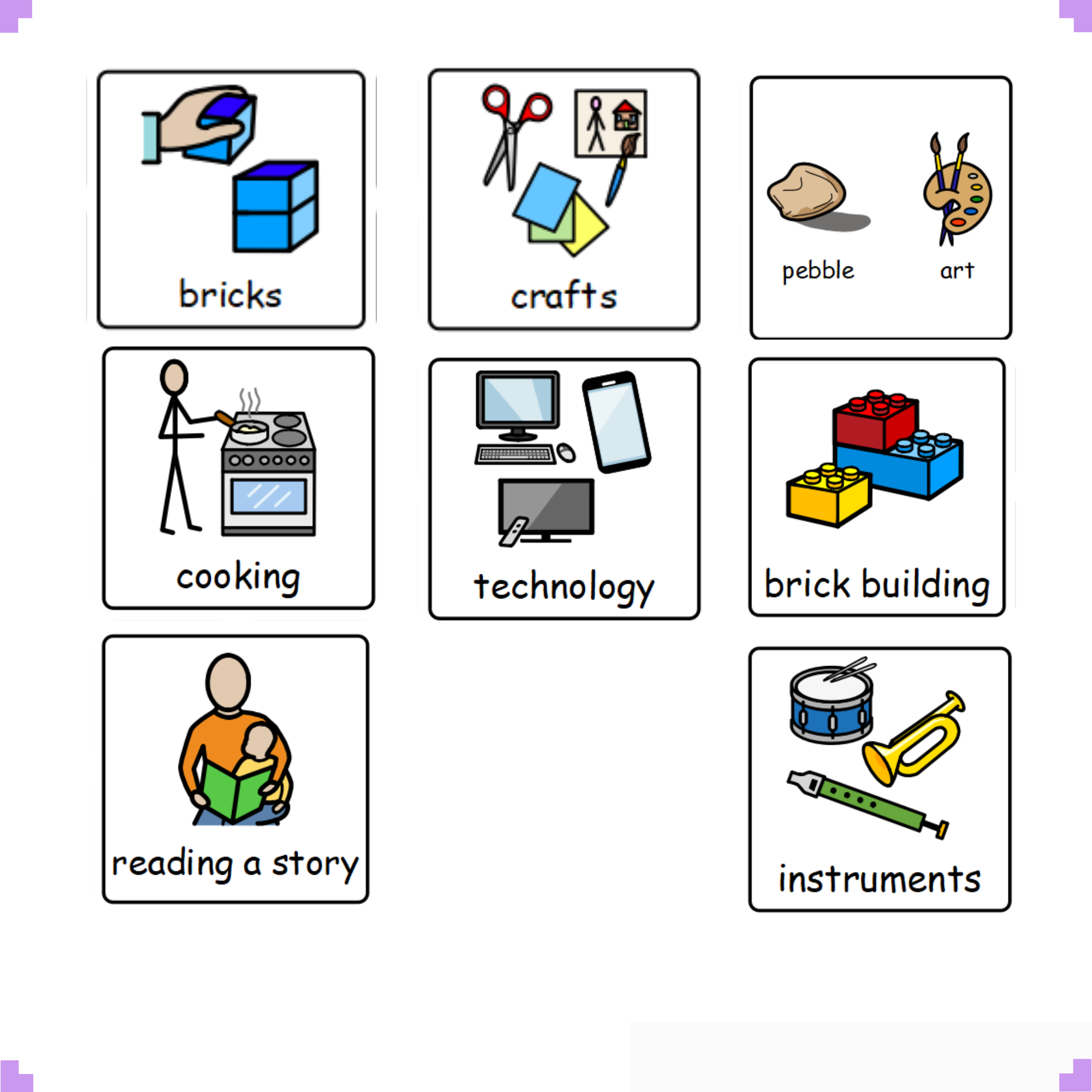 TalkAbout Boards: Activities
