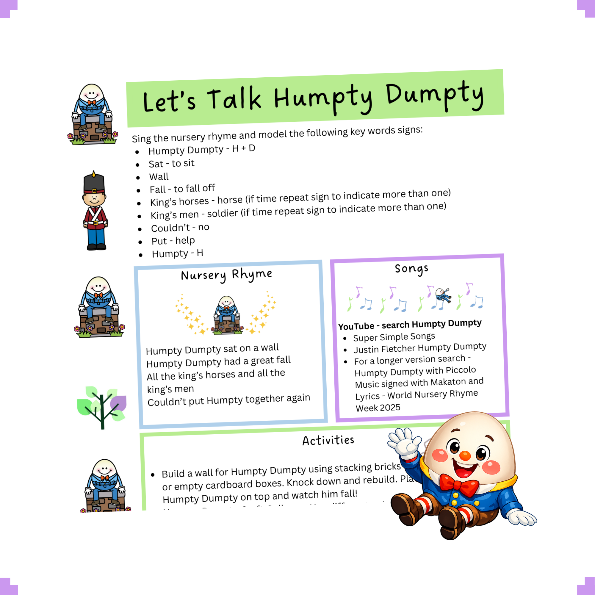 Let’s Talk Humpty Dumpty