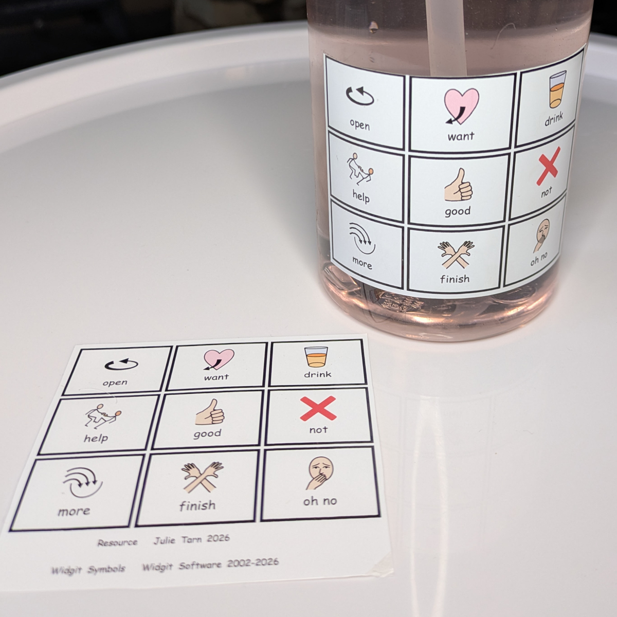 TalkAbout Board: Food & Drink Sticker Set