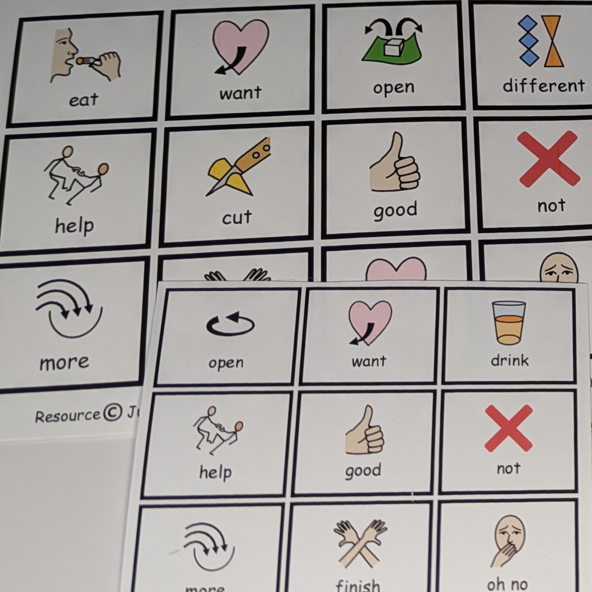 TalkAbout Board: Food & Drink Sticker Set