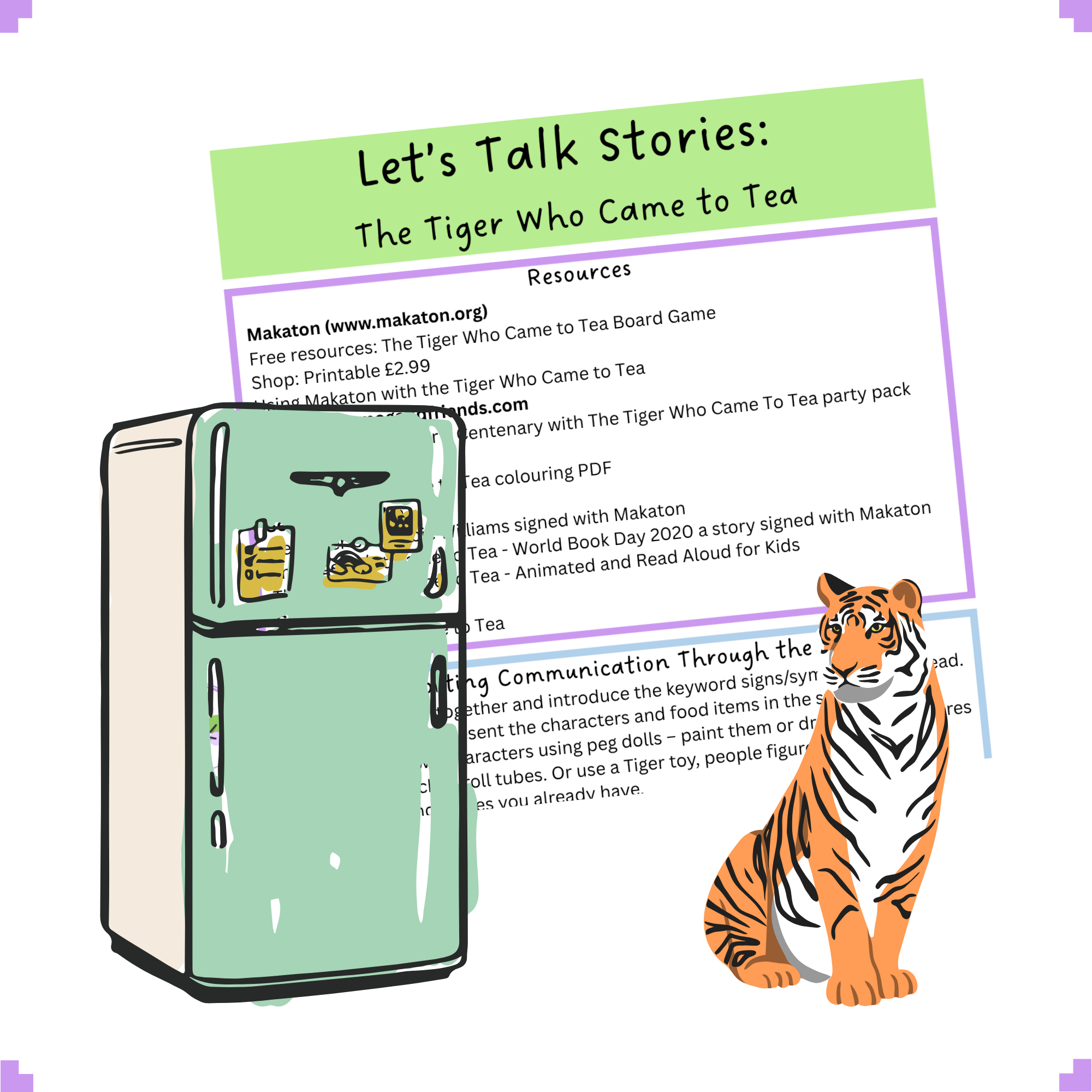 Let’s Talk Stories: The Tiger Who Came to Tea